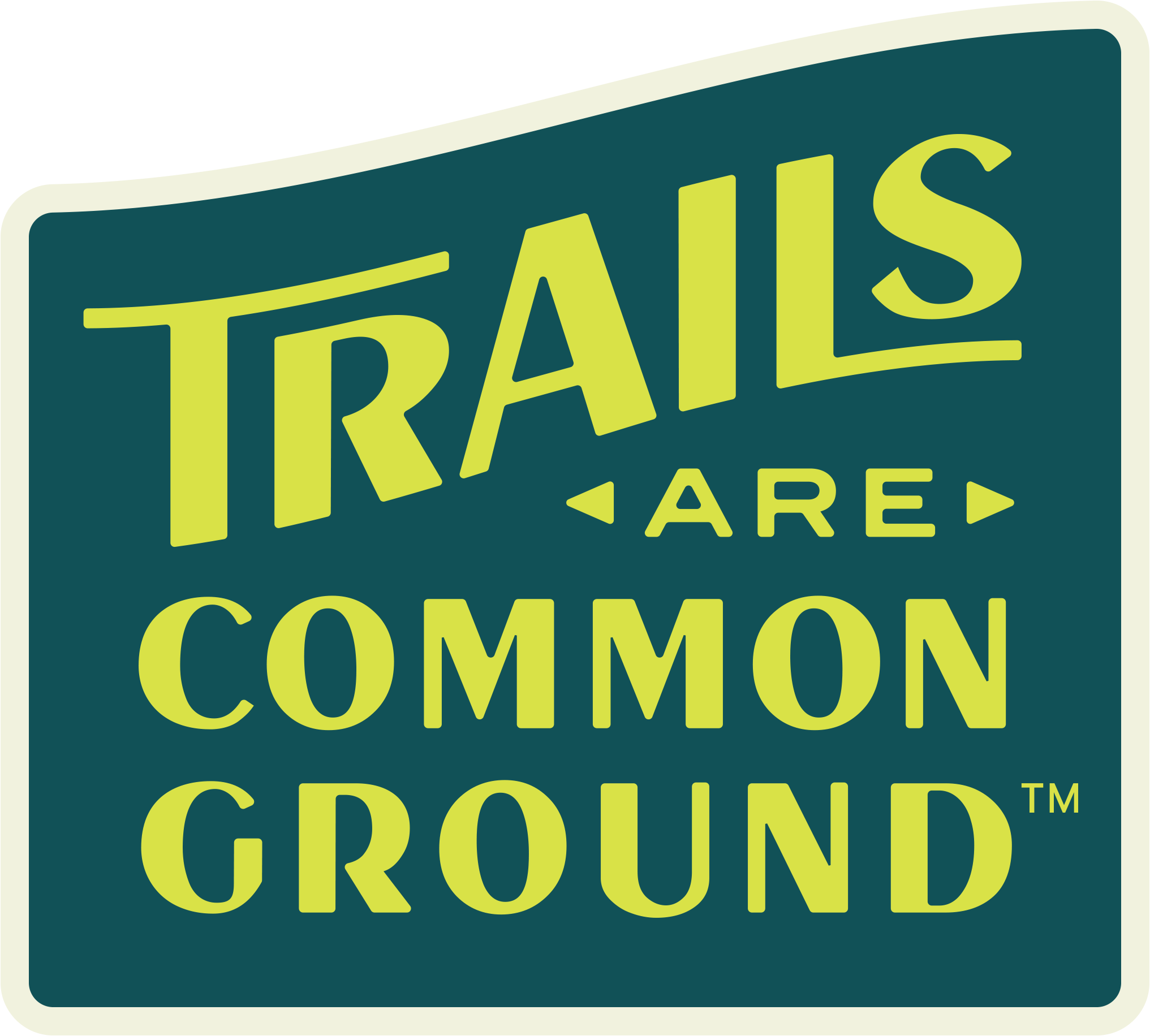 Trails are Common Ground logo