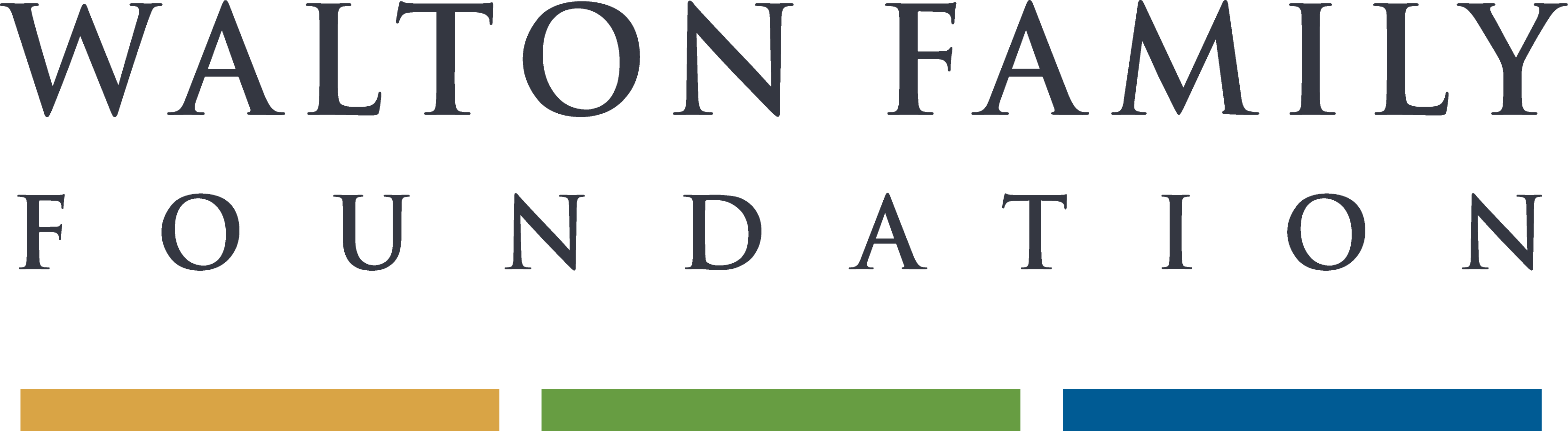 Walton Family Foundation Logo, Sponsor of Trail Accelerator Grant