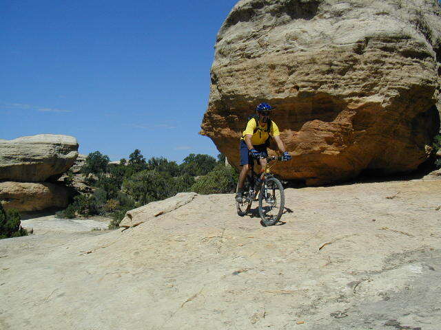 Rich Edwards, IMBA, TCC, Trail Care Crew, mountain, mountain biking, rock formations 