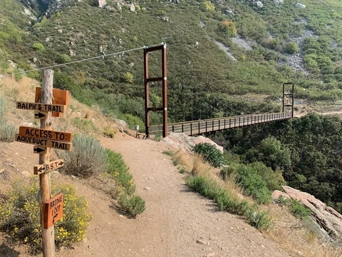 A trail connector to the Bonneville Shoreline Trail